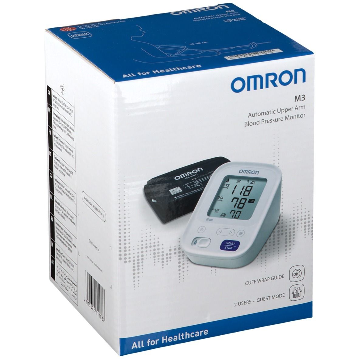 Tensiómetro de Brazo M3 HEM7154E - Omron
