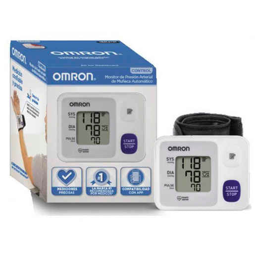 Tensiómetro de Muñeca HEM6132 Control+ - Omron