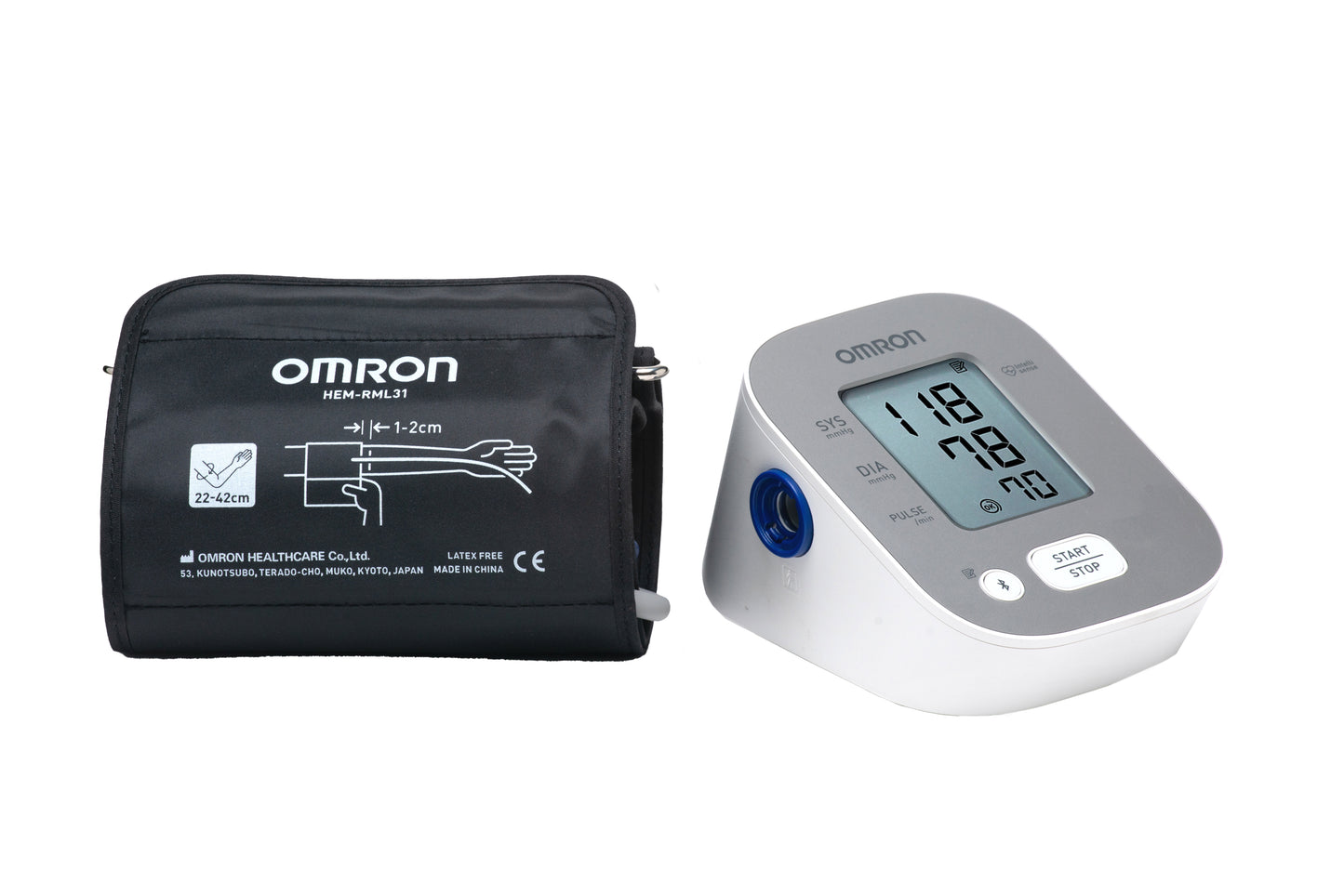Tensiómetro de brazo HEM7144T con BT - Omron