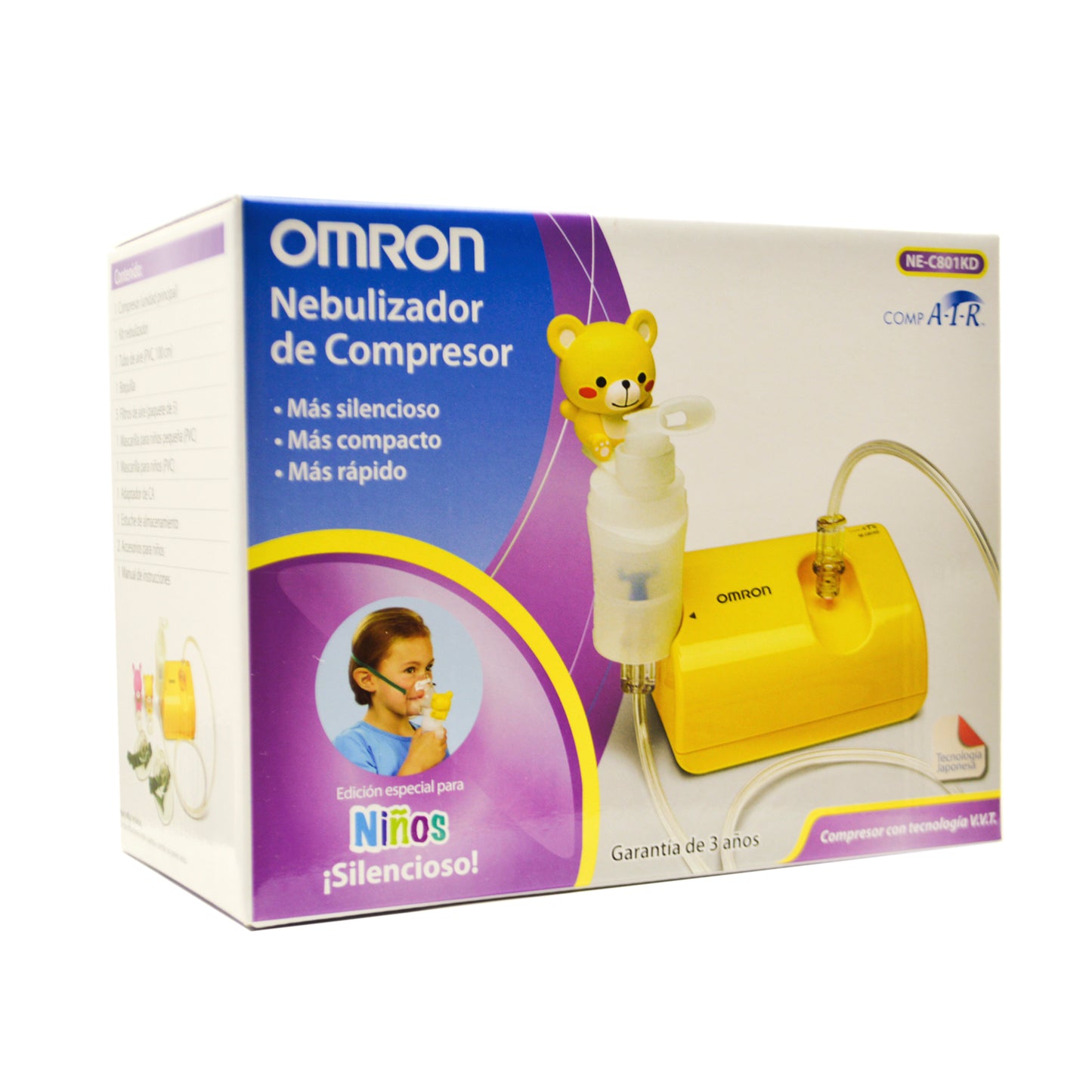 Nebulizador Infantil NEC801KD - Omron