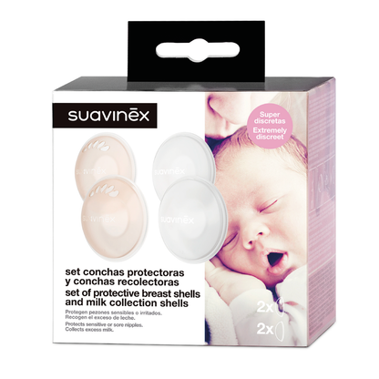 Set de Conchas Protectoras y Recolectoras – Suavinex