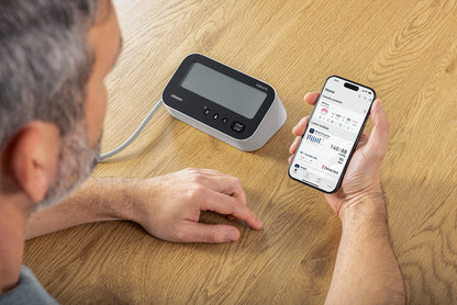 Tensiómetro de brazo HEM-7196T1-FLE M4 Connect AFib - Omron