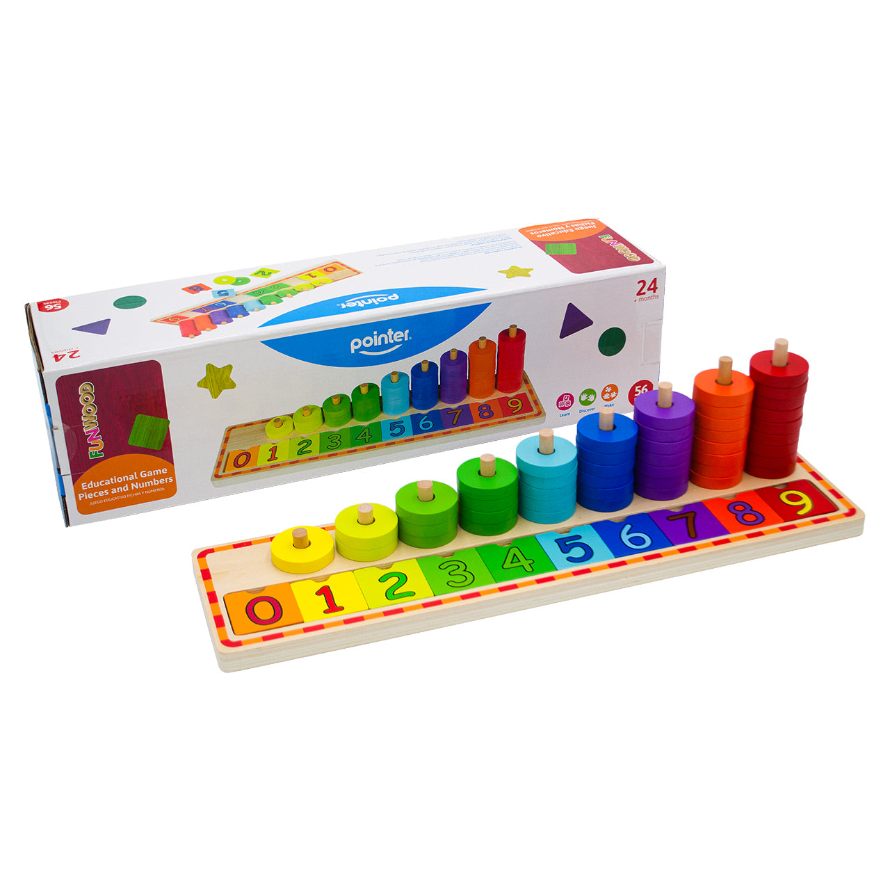 Juego Didáctico de Números y Colores – Pointer