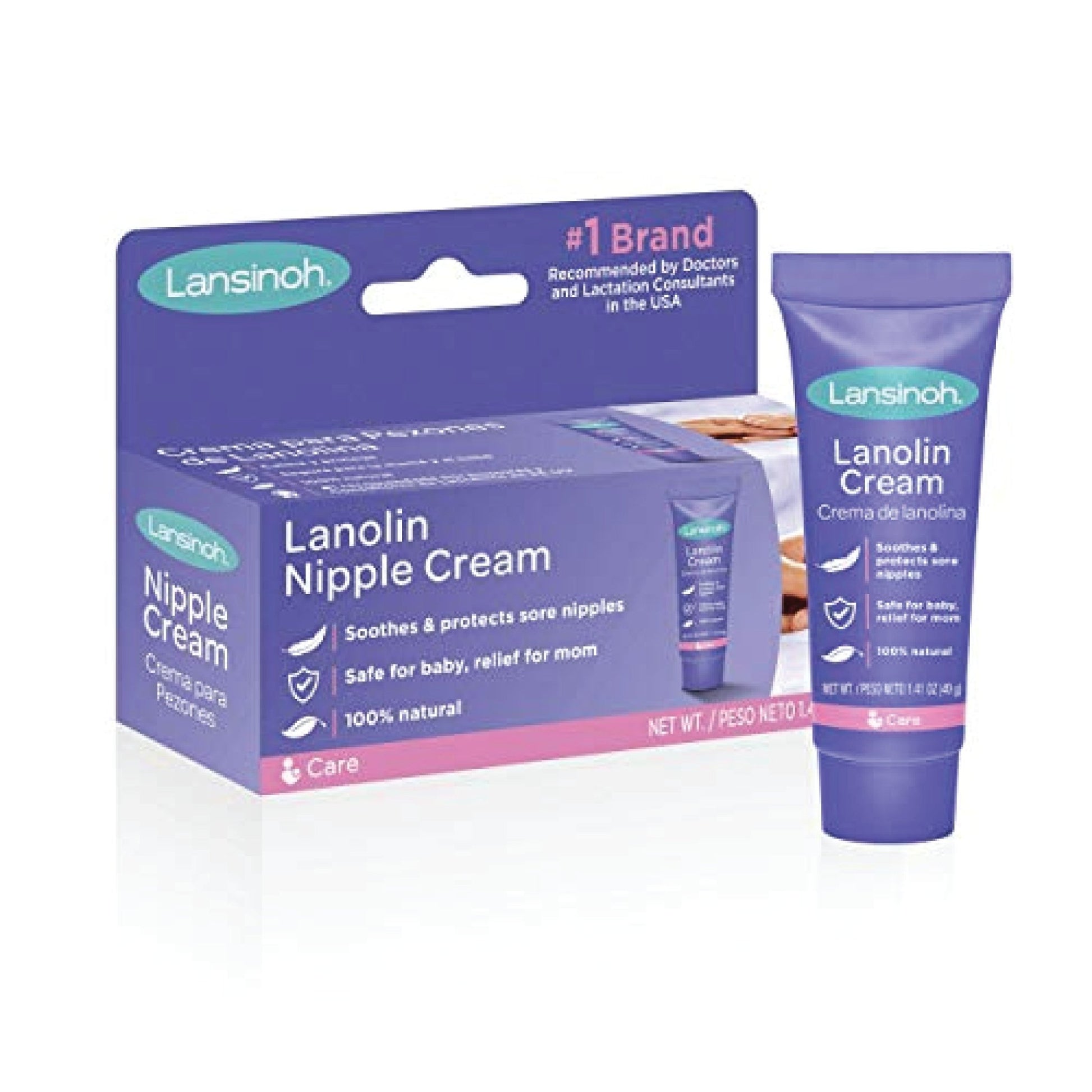 Crema de Lanolina 40gr Lansinoh: Alivio Seguro y Eficaz para Mamás que Amamantan - The Care Market