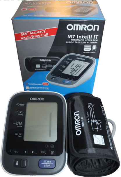 Tensiómetro de Brazo Omron M7 Intelli IT BT - HEM7322T: Precisión y Conectividad en un Dispositivo Fácil de Usar